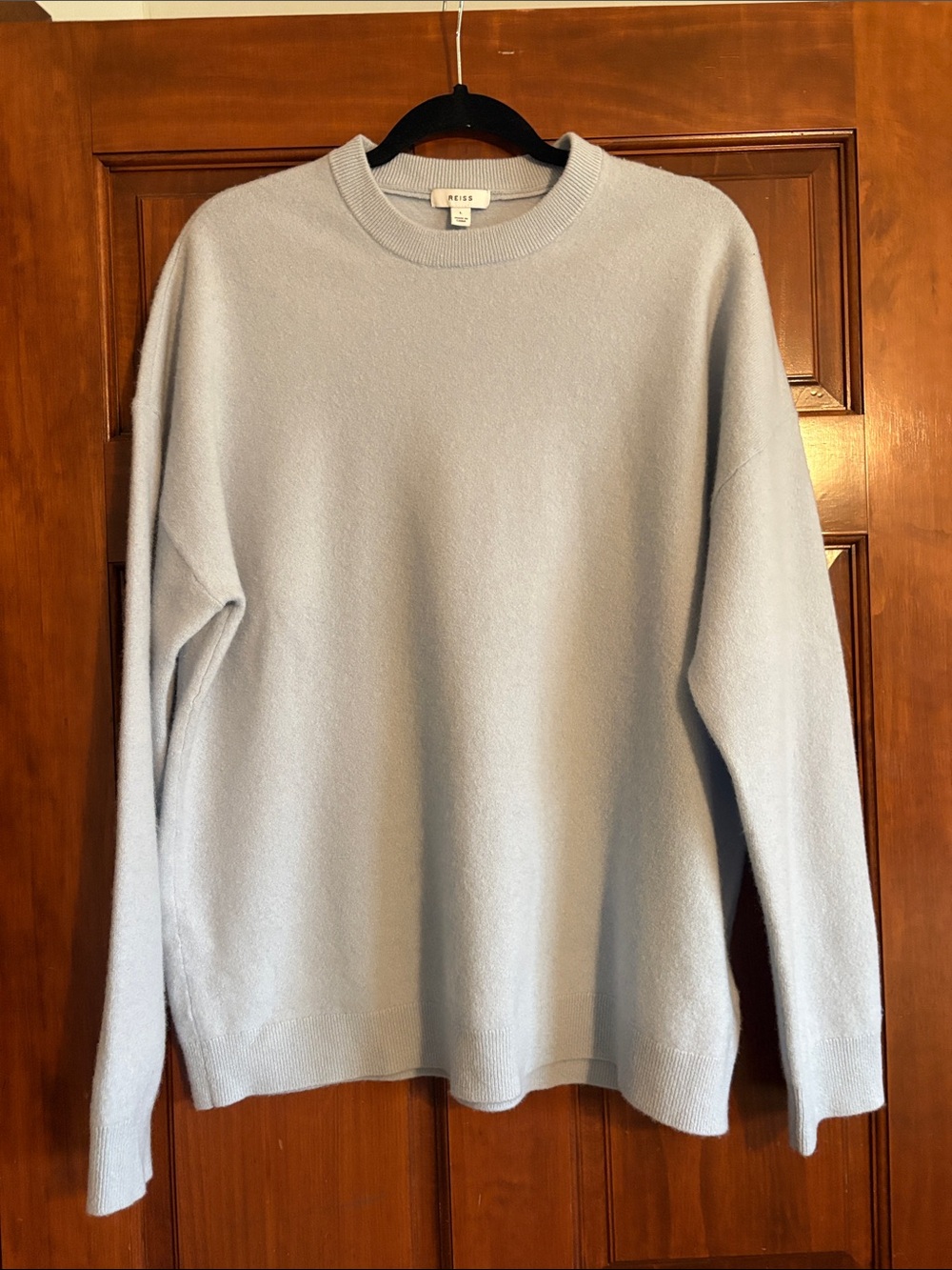 A.P.C. Light Blue Crewneck Knit Sweater